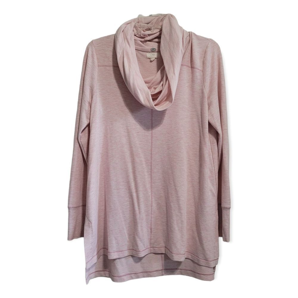 Pink cowl neck sweater